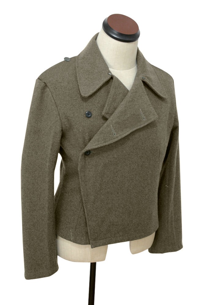 WW2 German Heer assault gunner brown wool wrap jacket