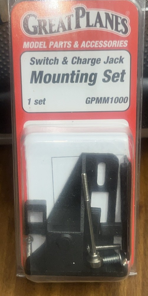 Great Planes Switch & Charge Jack Mounting Set GPMM1000 (NEW) -FAST SHIPMENT!!