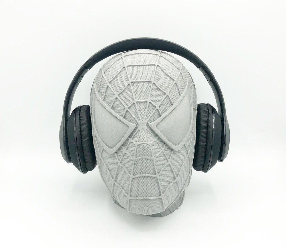 Spider-Man Headphone Head - 3D Printed Headphone Stand Bust