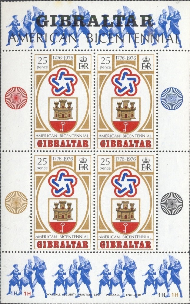 Gibraltar Scott #'s 329 - 329a MNH