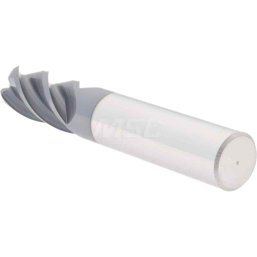 Accupro 1/2" Diam 4 Flute Single End Solid Carbide 1/8" Corner Radius End Mil...