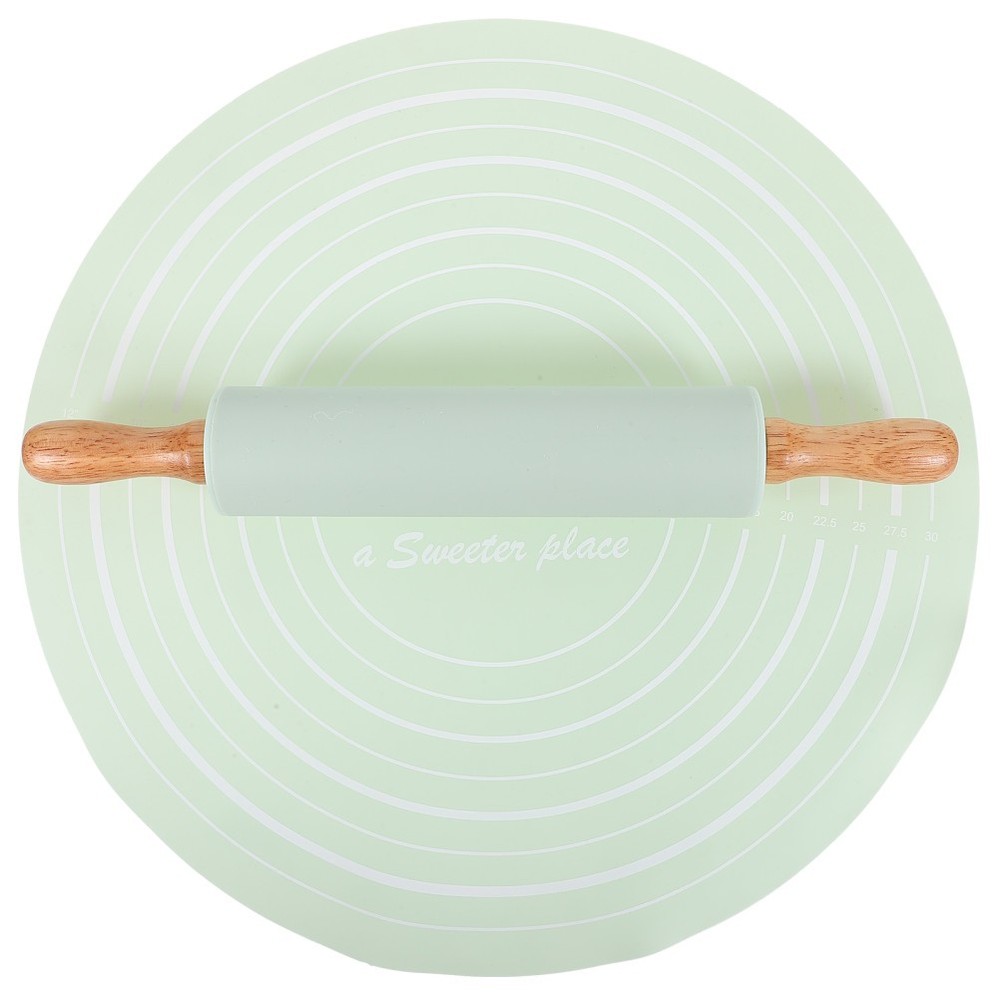 Pastry Rolling Mat Multi-function Anti-skid Pie Baking Bread Silicone