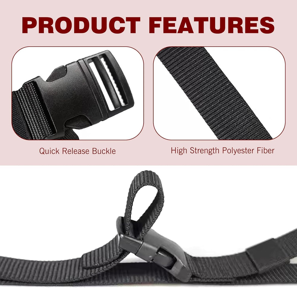 Shakas 2 PCS Battery Tie down Strap Hold down Kit, Multi-Functional Adjustable N