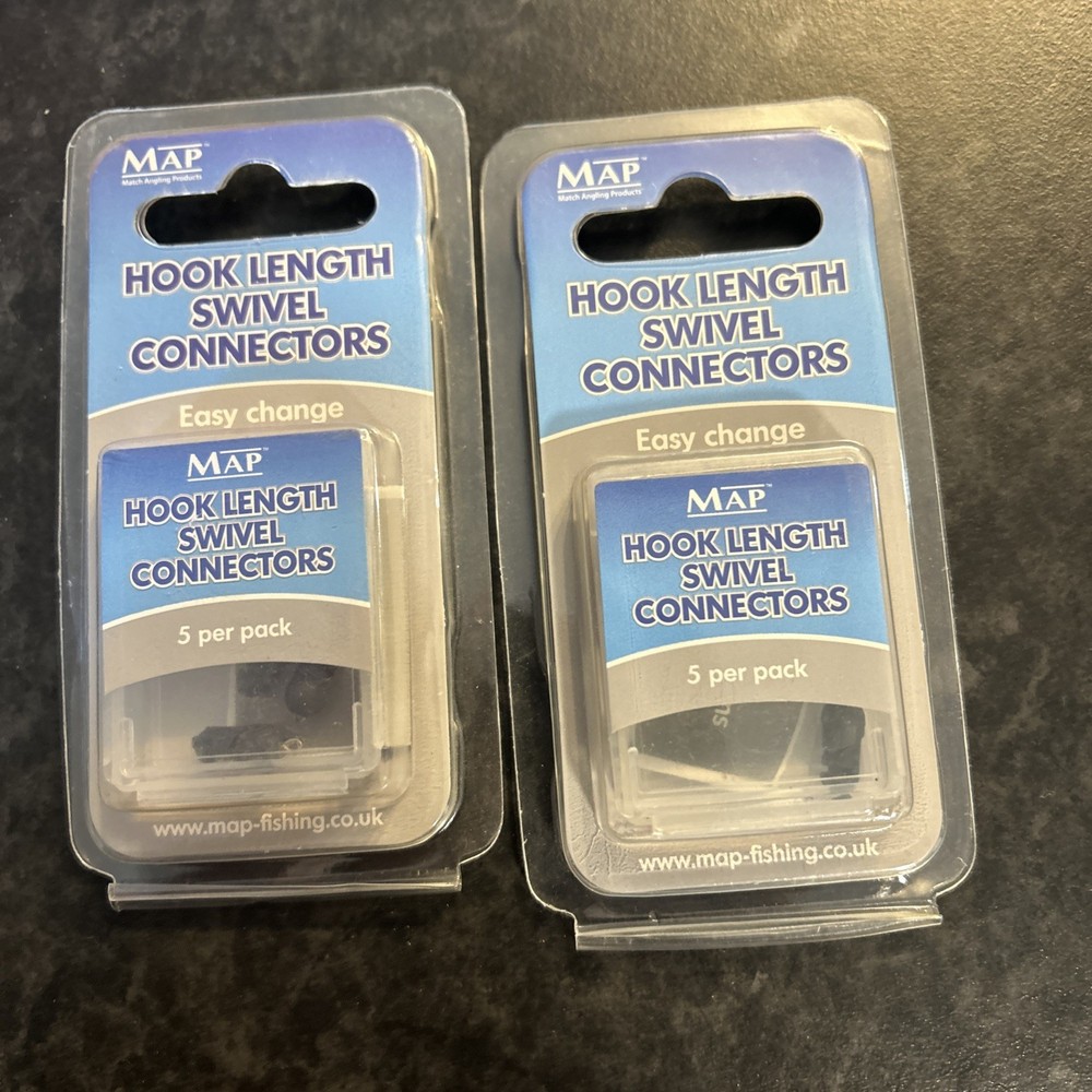 Map Hook Length Swivel Connectors 2pks
