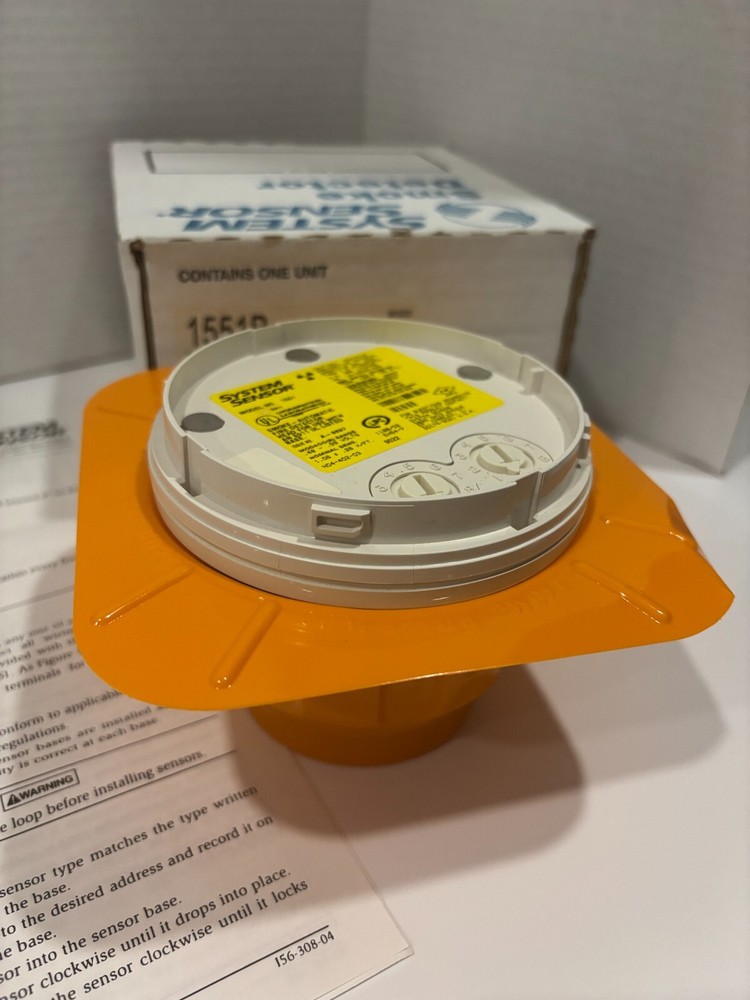 SYSTEM SENSOR 1551B DETECTOR HEAD - Intelligent Ionization Sensor/Smoke Detector