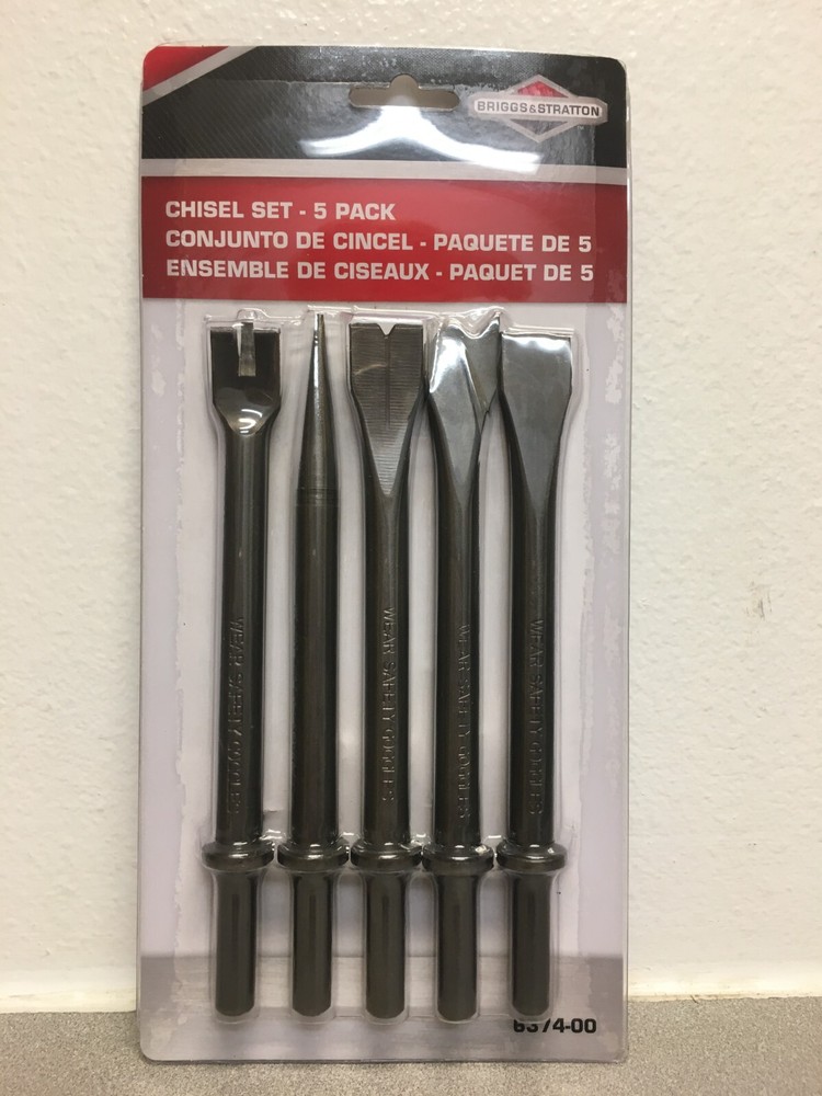 Briggs & Stratton BSAT501 1/4 in. Air Chisel Set 5 pc