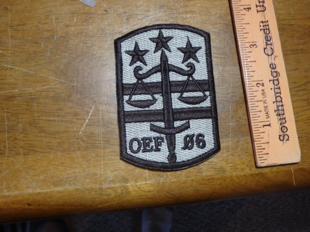 DESERT STORM ENDURING FREEDOM US MARINES US ARMY PATCH BX D#1