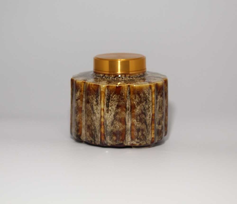 Short Chinese Tea Caddy