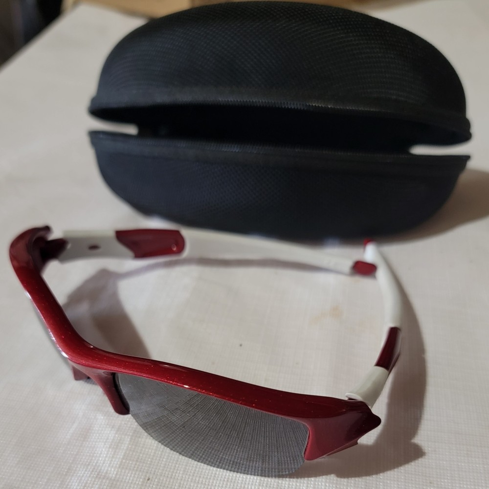 Oakley Flak Half Jacket Metallic Red/White Frame