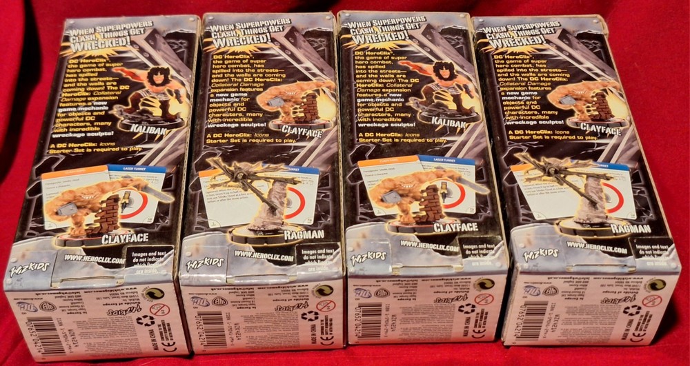 *One Box* SEALED 2006 Collateral Damage 4-Figure Booster Pack (DC Heroclix)