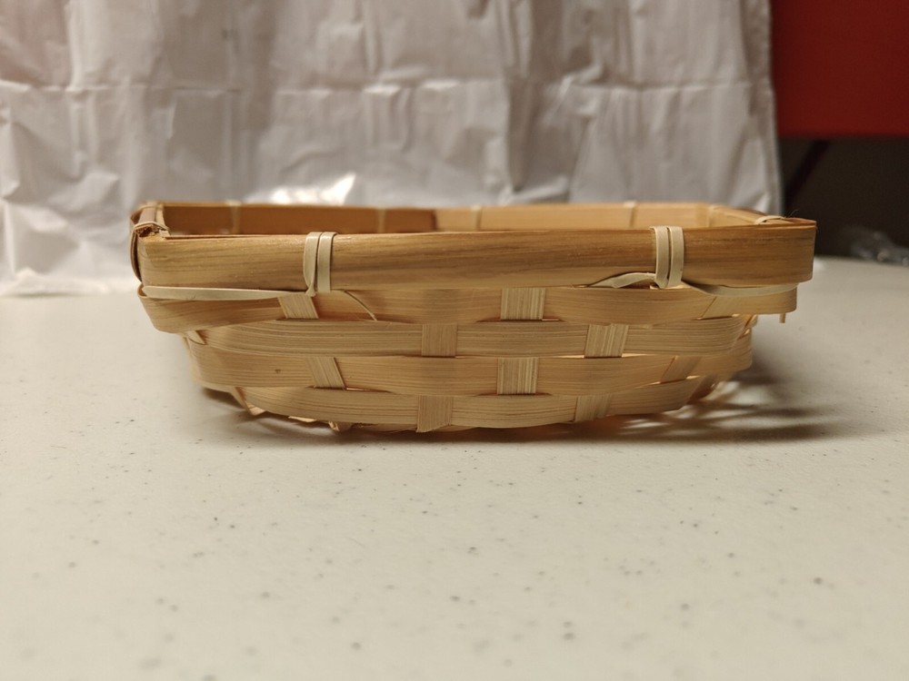 Woven Bamboo Pentagon Basket