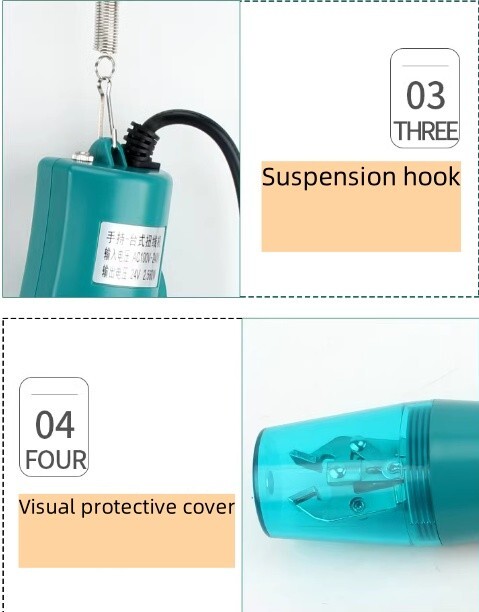 Handheld desktop dual-purpose electric twisting machine with adjustable speed