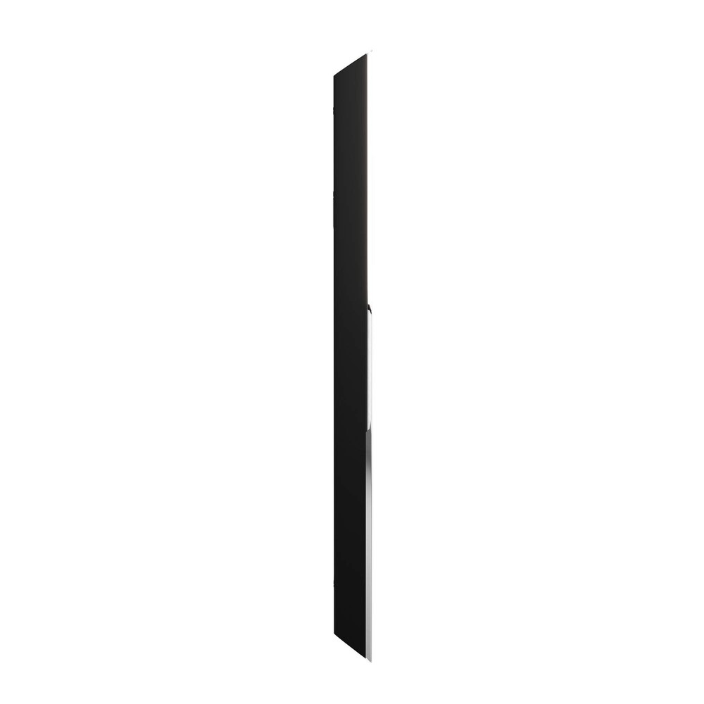 Howard Elliott Vogue Inward Rectangular Hanging Wall Mirror, Large Silver