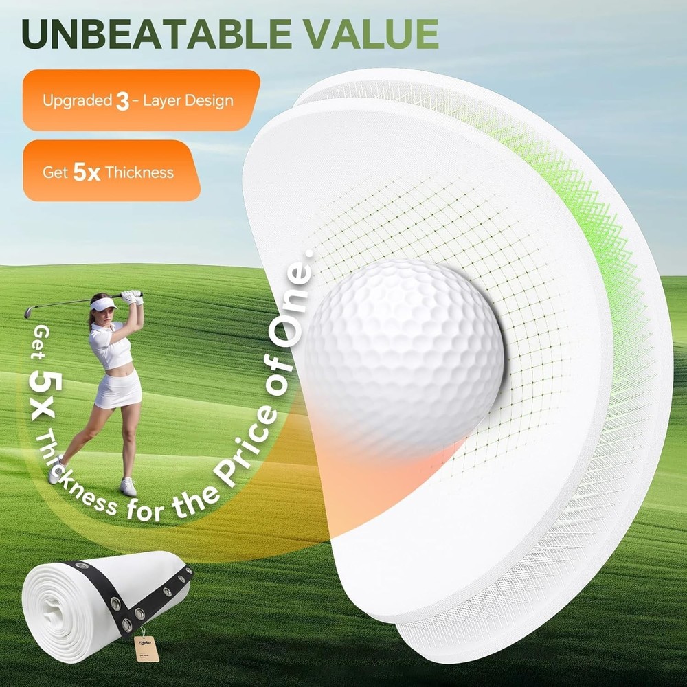 14x9 Golf Simulator Impact Screen Triple Layer Projector Screen Indoor Training