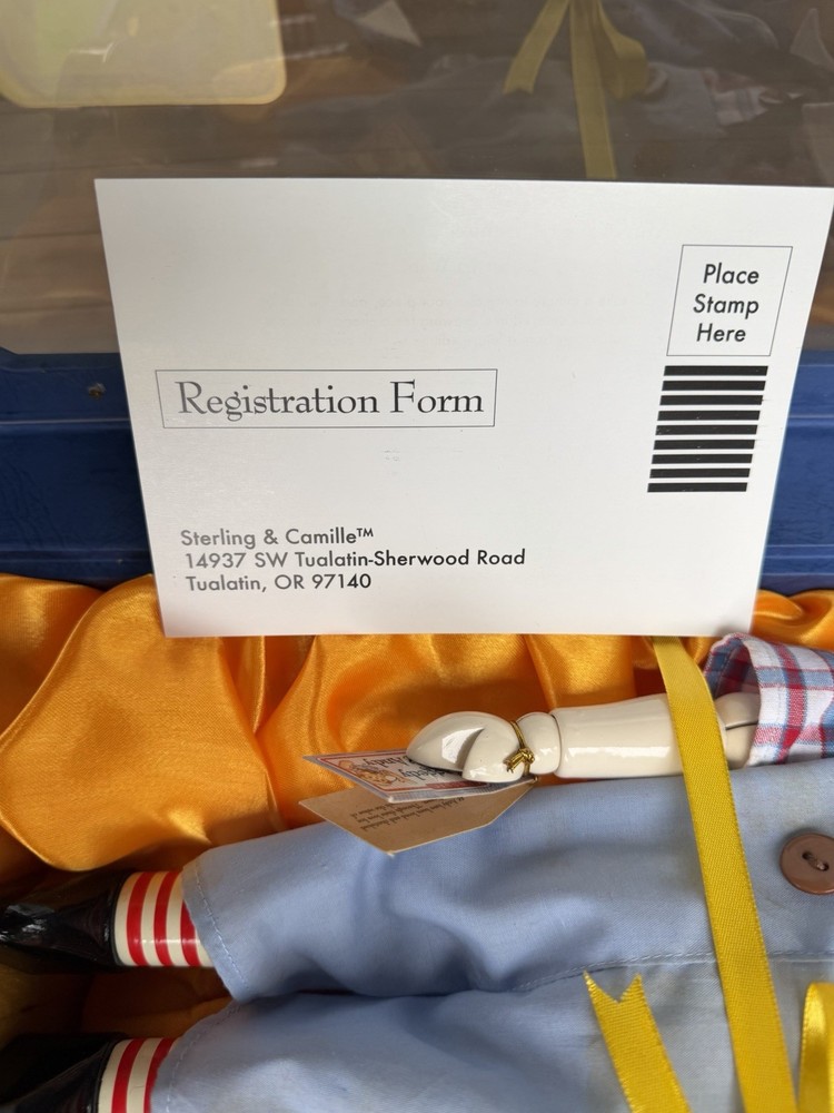 New Sterling & Camille - Raggedy Ann & Andy Nutcrackers 2003