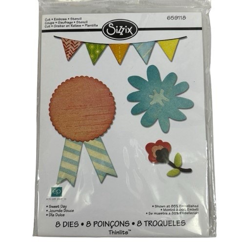 Sizzix Thinlits Tim Holtz Sweet Day 659118 Die Set Cardmaking Scrapbooking Craft