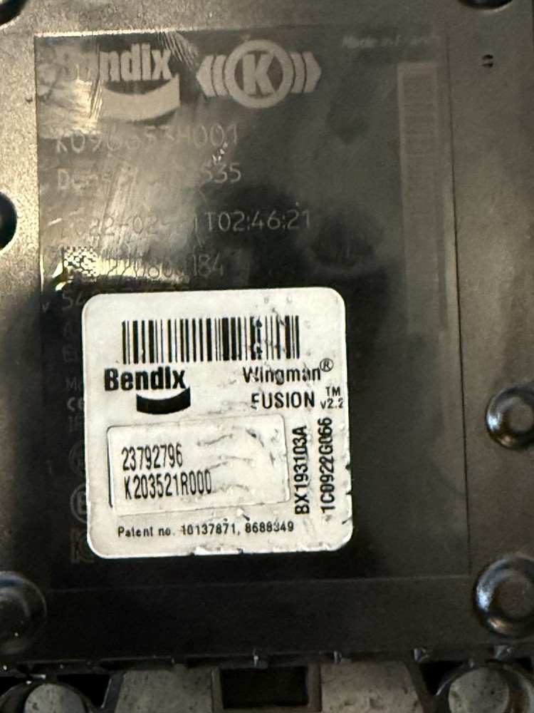 Bendix Wingman Fusion Front Radar Sensor