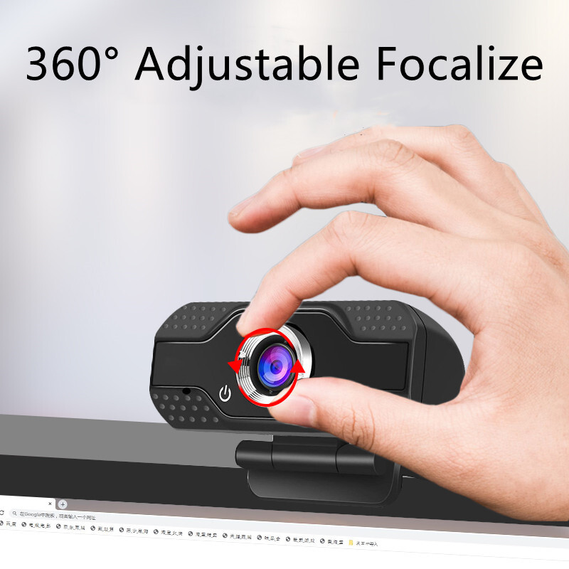 1080 Full HD Autofocus USB Web Camera for PC Desktop & Laptop Microphone Webcams