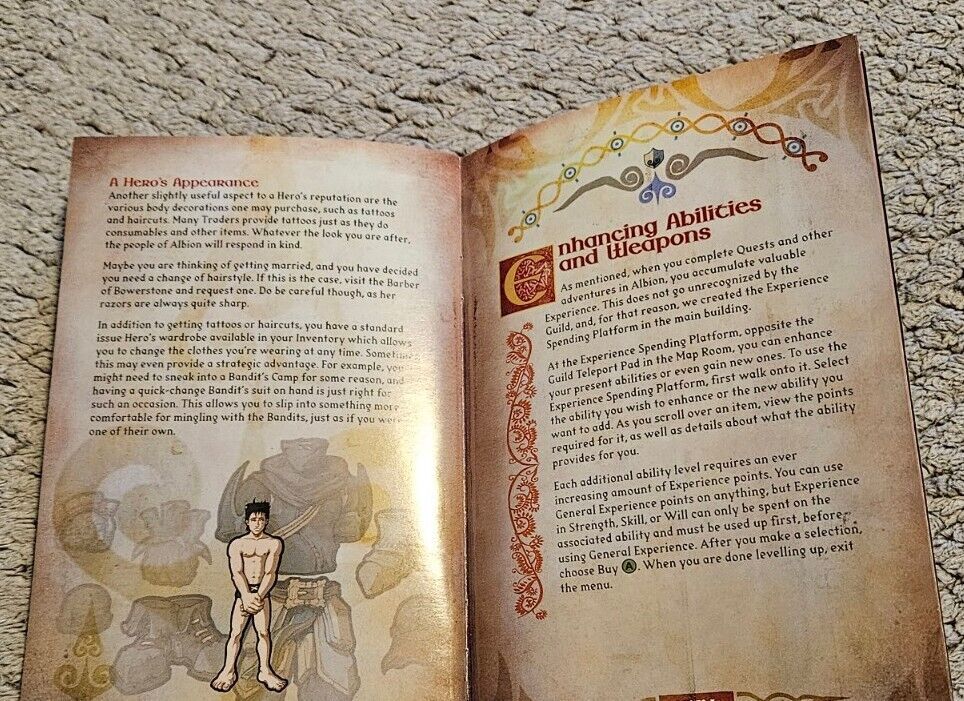 Fable XBOX Manual
