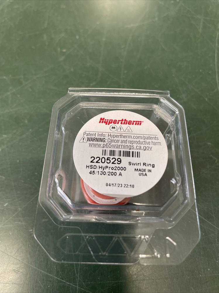Genuine Hypertherm 220529 Swirl Ring