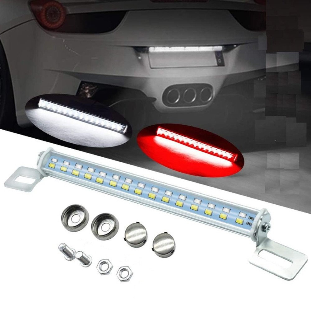 White&Red 30 LED License Plate Tag Light Lamp for Truck SUV Trailer Universal