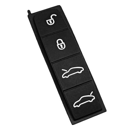 Rubber Key Button Cover Compatible with Porsche Boxster 2013-2016, Cayman 2013