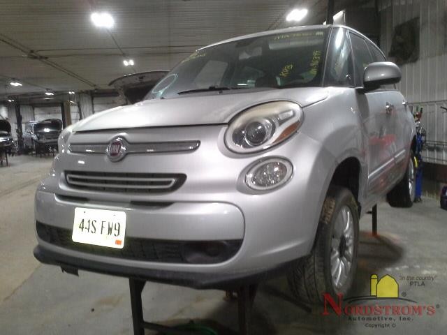 2014 Fiat 500 Driver Front Headrest Only Black Cloth