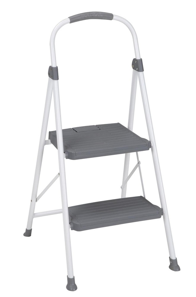 COSCO 2-Step Connection Folding Step Stool with Large Resin Steps