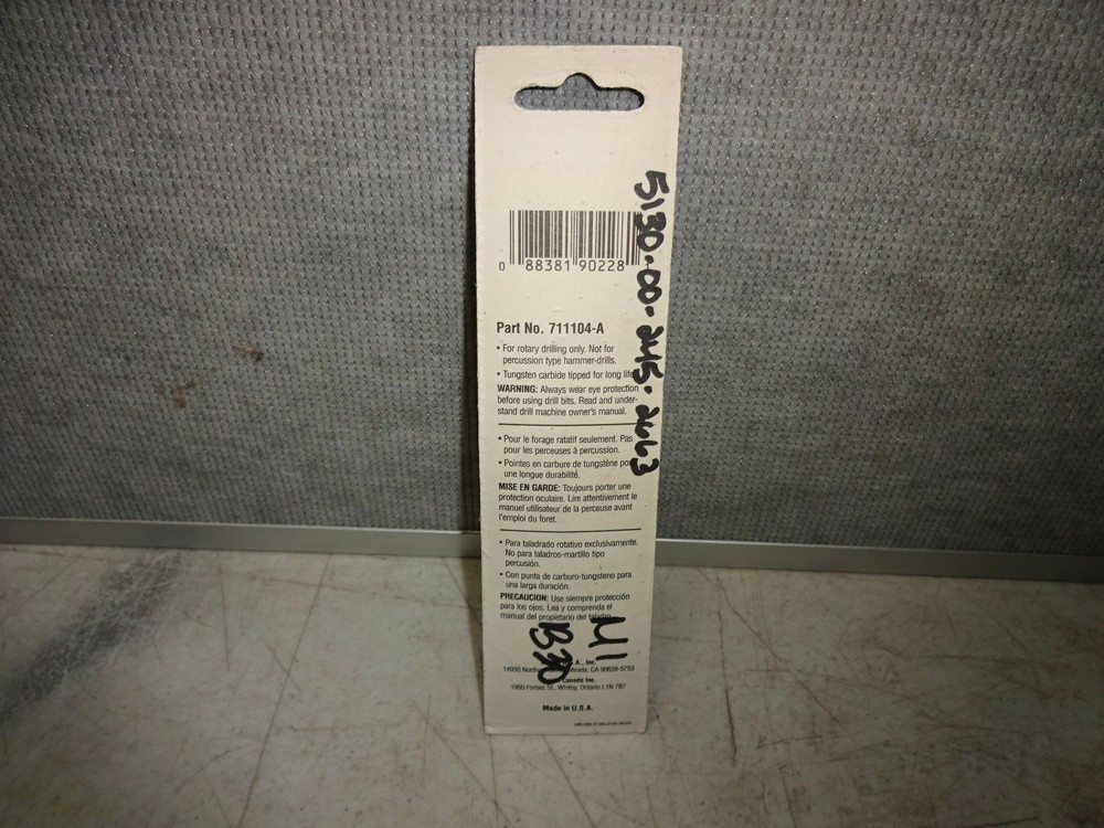 Makita 3/8" Masonry Drill Bit 711104A