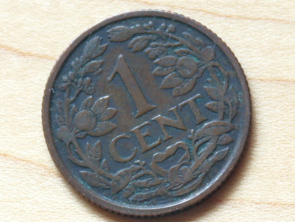 1929 Netherlands 1 Cent