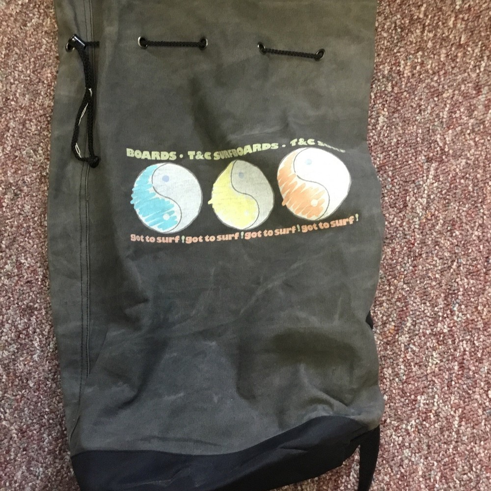 Original T&C Surfboard String Bag Surf Surfing