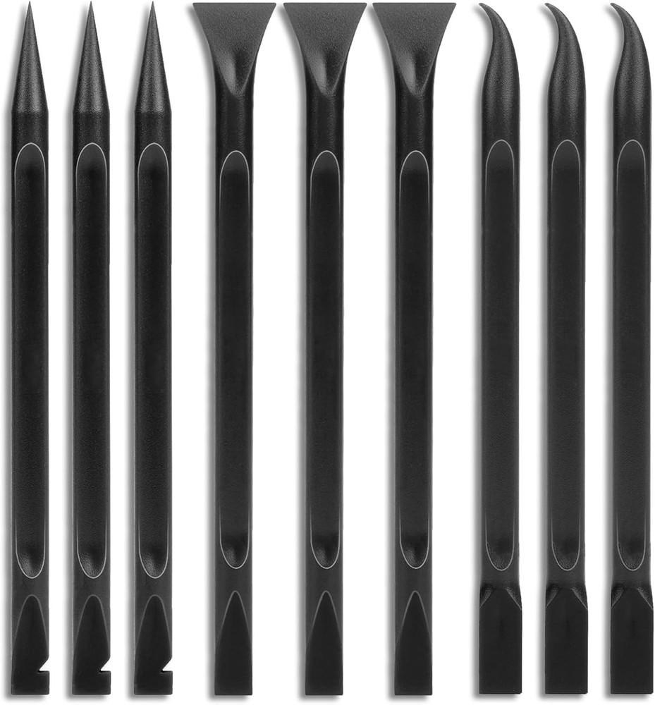 Carbon Fiber Plastic Scraper Tool Set Non-Scratch Multi-Purpose Cleaner for