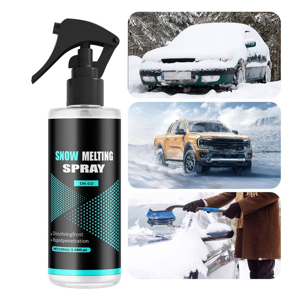 Snow Melting Spray Windshield Spray De-Icer 100ml