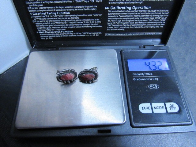 Native American Sterling Silver Earrings