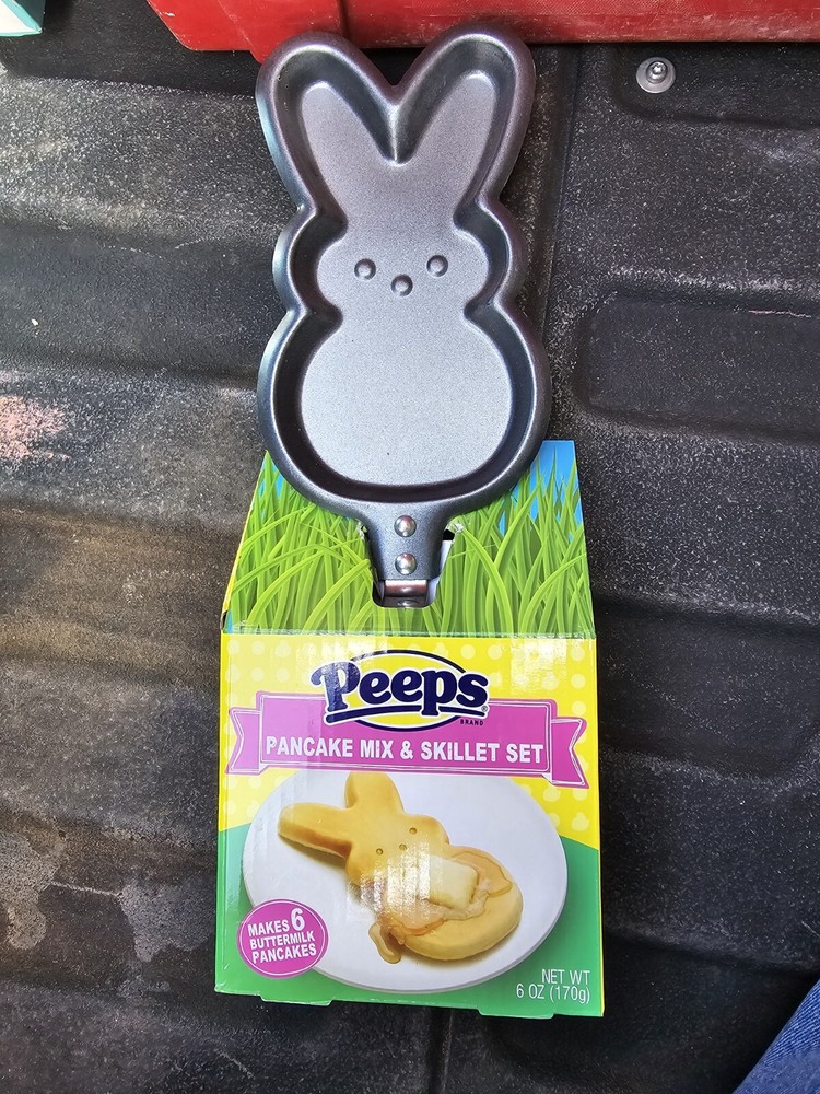 Peeps Easter Bunny Shaped Pancake Mix & Skillet Set