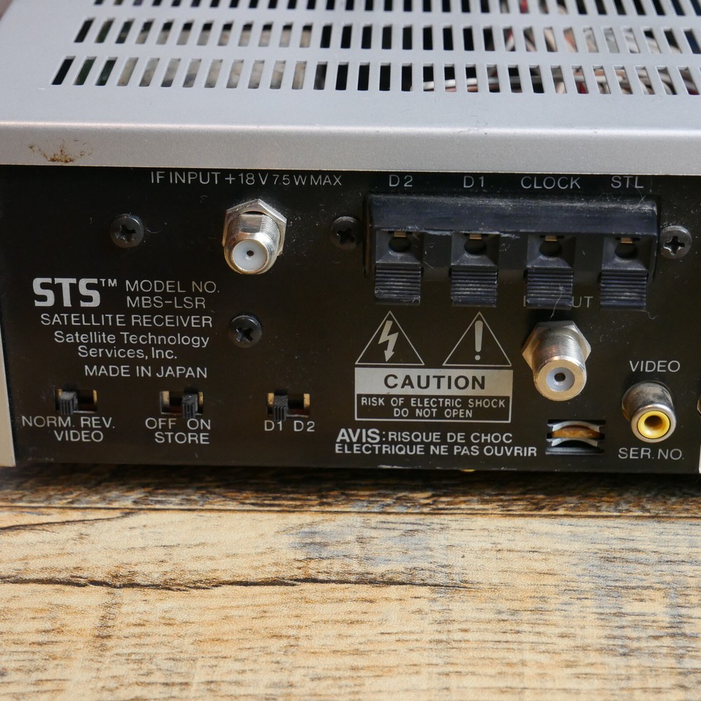 STS Satellite Receiver Unit Model MBS-LSR NO REMOTE