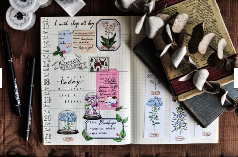 MiaoStelle Summer Forest Washi Tape SAMPLE LOOP