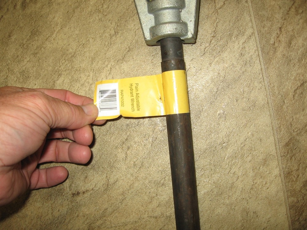 Raptor RAP41002, 18" Adjustable Hydrant Plain Wrench New with Tag