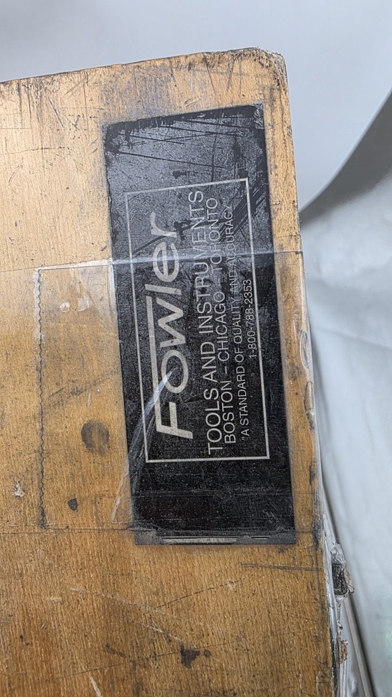 FOWLER Electronic Caliper, 0-24"/0-600mm