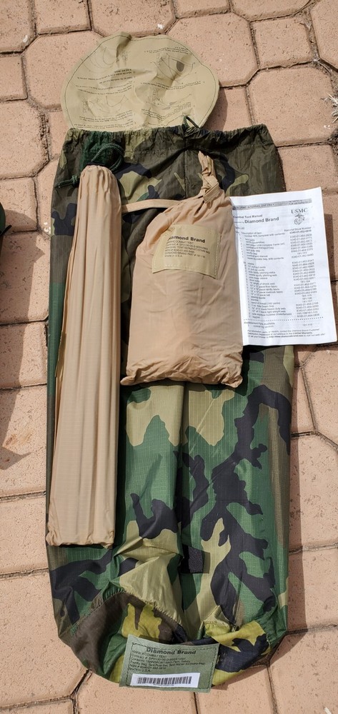 USMC 2 Two Man Combat Tent Eureka/ Diamond Brand Complete