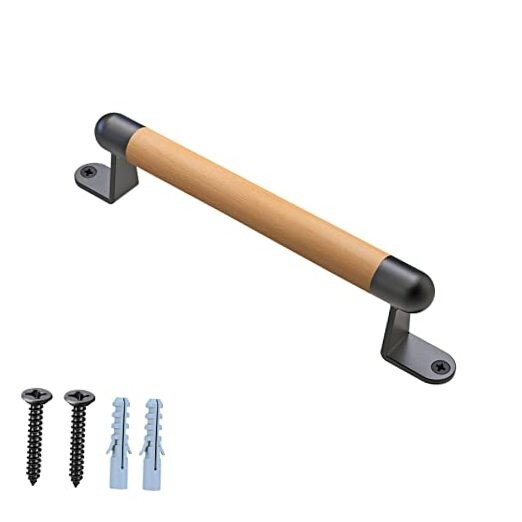 12" Wooden Barn Door Pull Handle, Wooden Fence Gate Pull Handle, 2 Durable