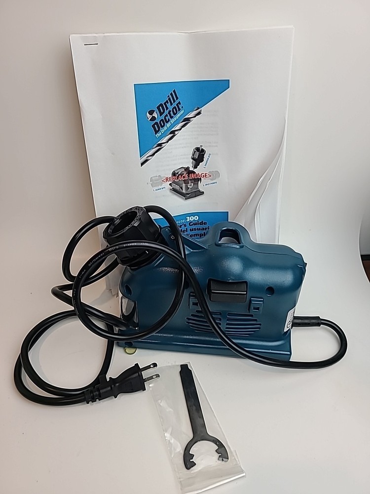 Drill Doctor Model 300 Bit Sharpener with Box, Instruction.
