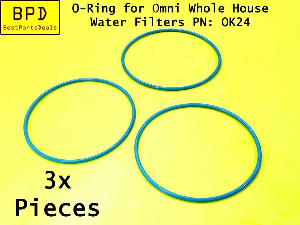 Omni Whole House Water Filter FKM O-Ring Replacement PN: OK24