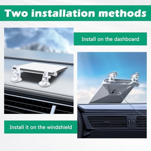 White Starlink Mini Car Mount for Dashboard & Suction Cup Mount