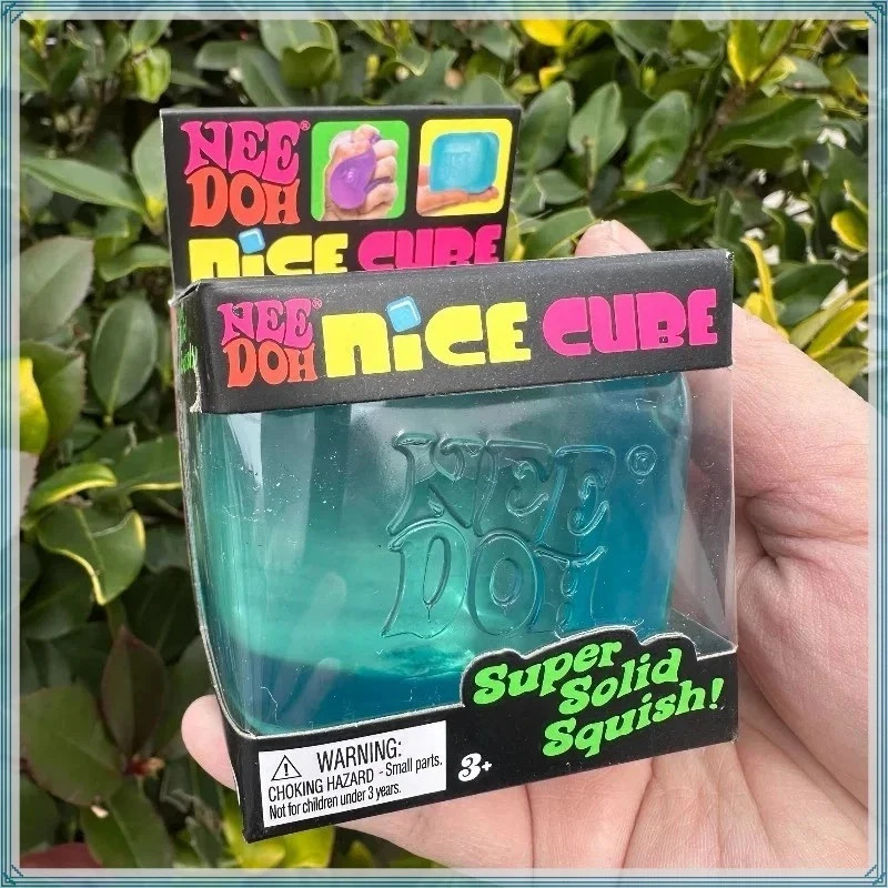Nee Doh Nice Cube -Sensory Squeeze Toy with Super Solid Squish AE
