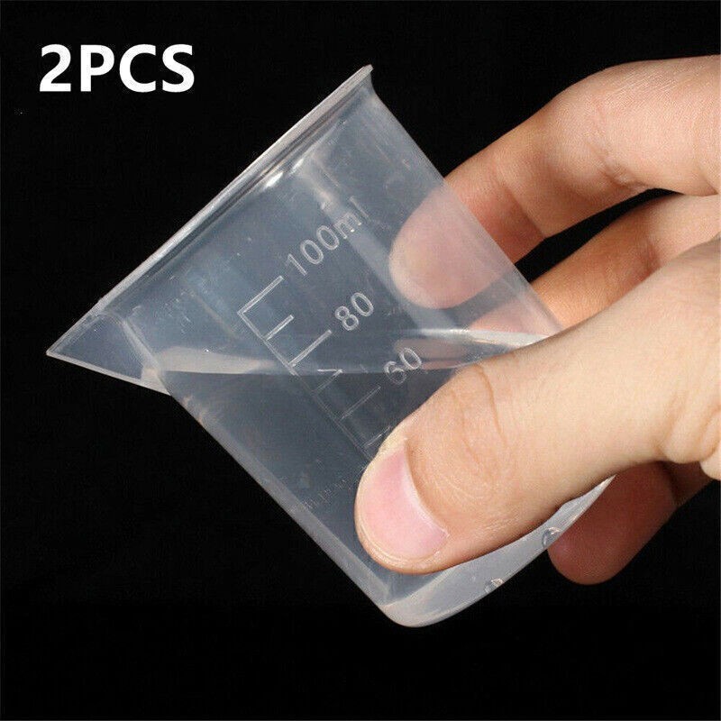100ml Small Measuring Cup Plastic Jug Beaker Kitchen Tool For Laboratories Parts
