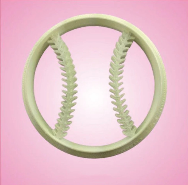 DETAILED BASEBALL COOKIE CUTTER