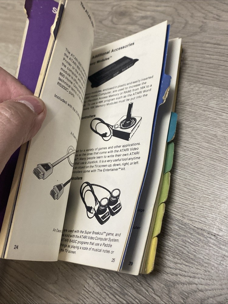 Atari 800 Home Computer System Salesperson’s Guide 1982 Book