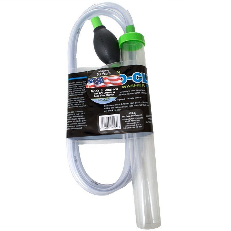 Python Pro-Clean Gravel Washer & Siphon Kit with Squeeze Large 20-55 gallons