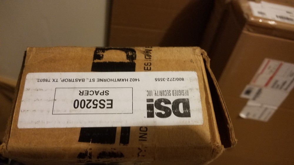 New DSI ES5200 Spacer Designed Security Inc. Spacer